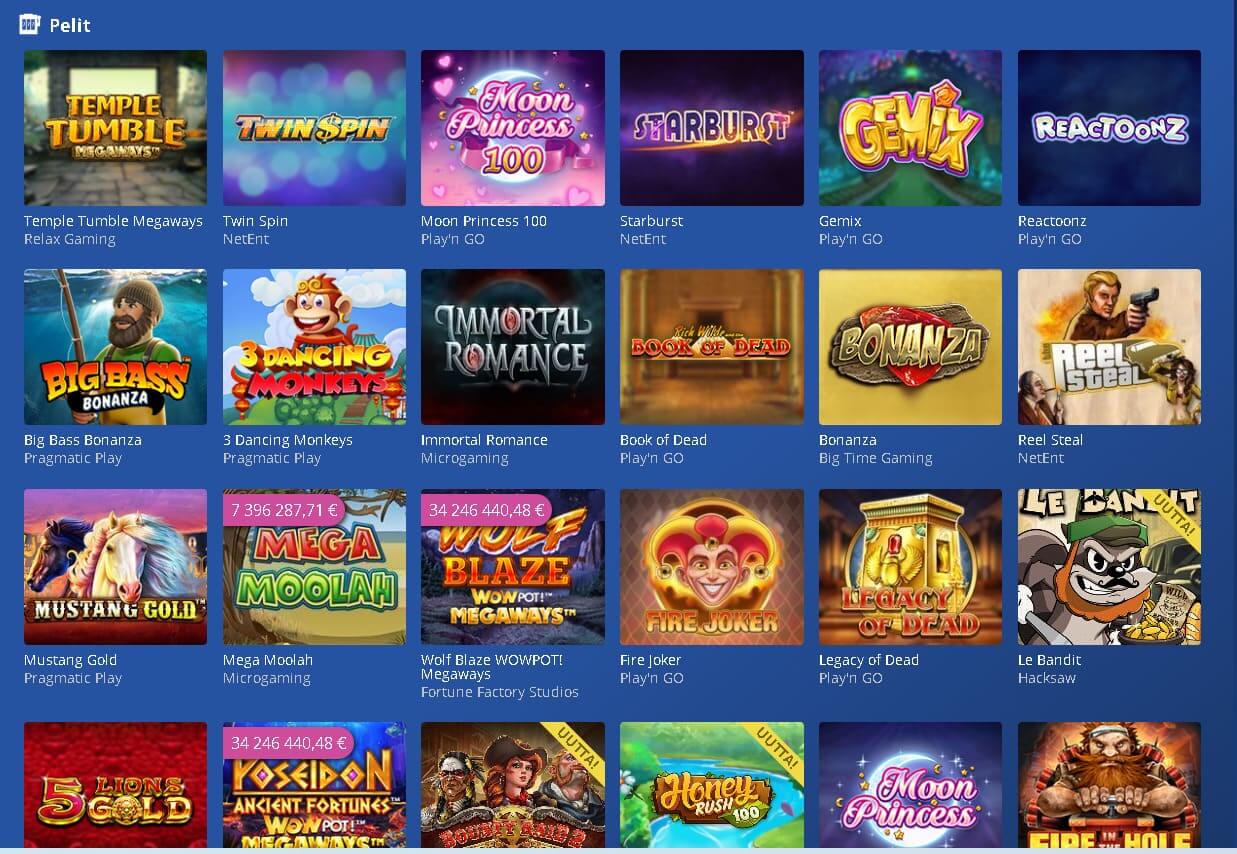 casino heroes kolikkopelit