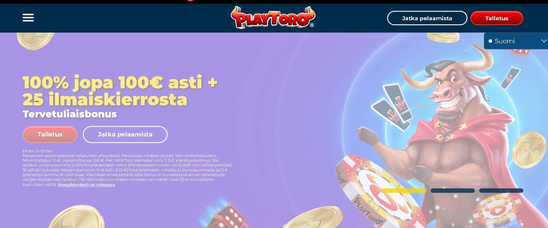 playtoro casino maksaa ja pelata