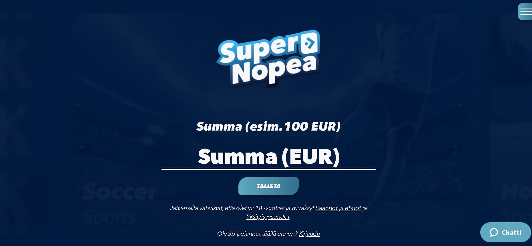 supernopea kasino maksaa ja pelata