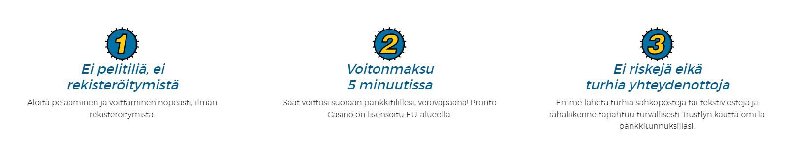pronto kasino askel askeleelta