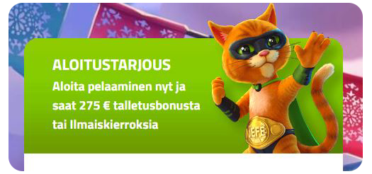 casinobonus talletusbonusta