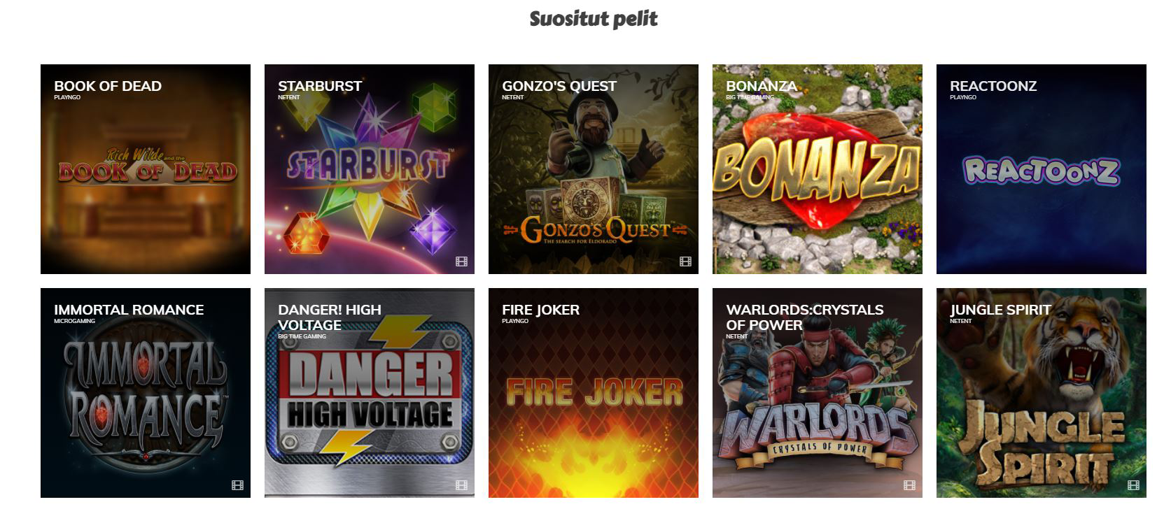 Huikee-kasinon online-pelit