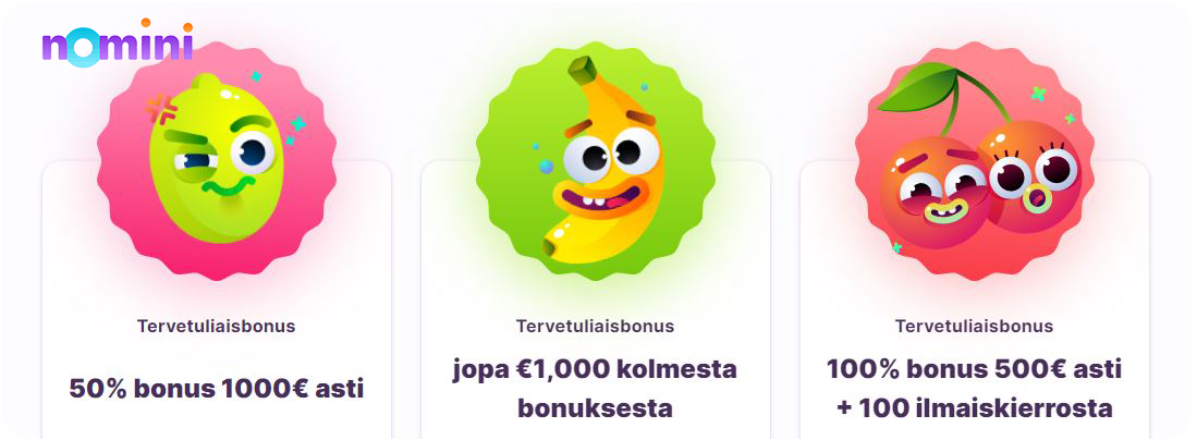 non sticky bonus nomini