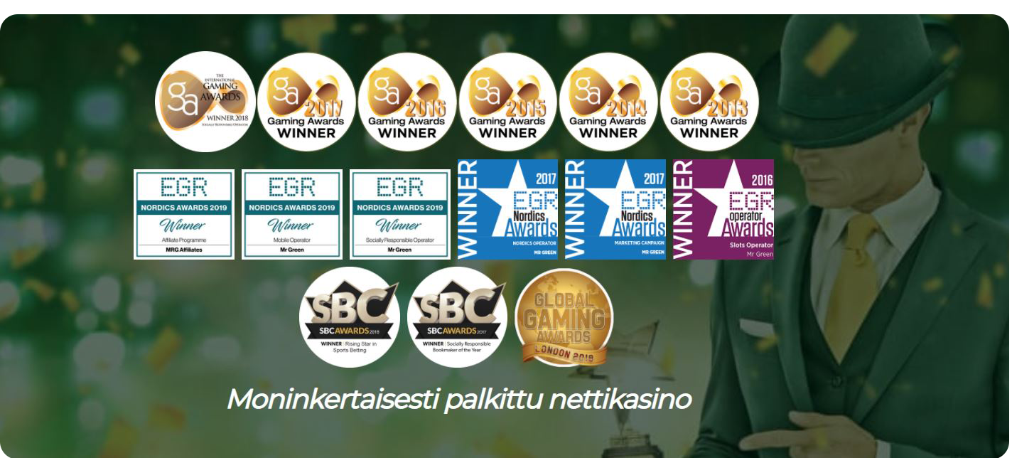 mrgreen casino palkintoja