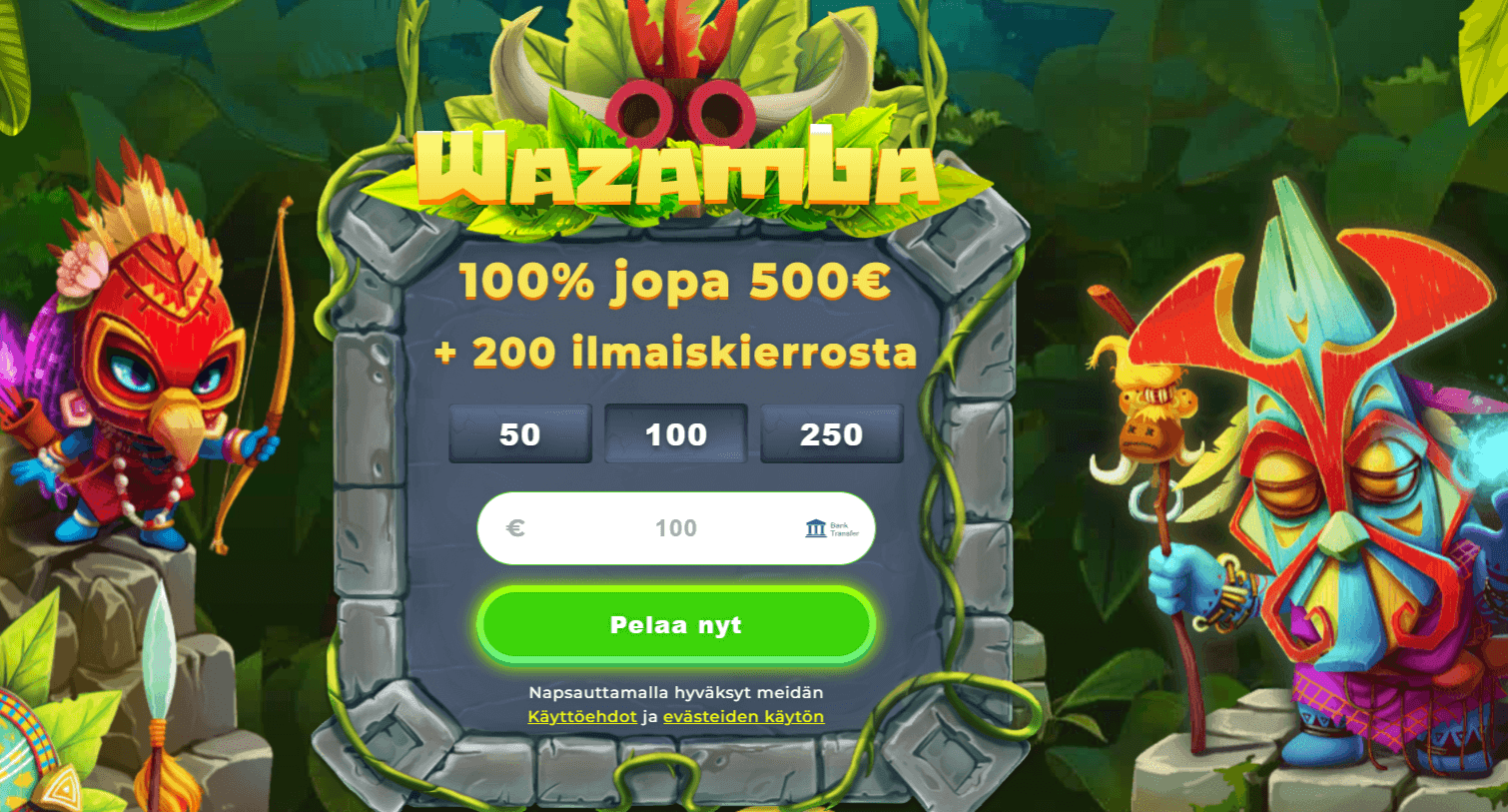 wazamba pay play