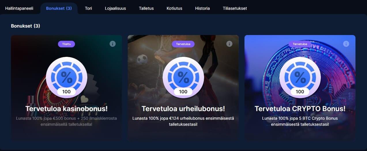 bitbet24 casino bonukset ja tarjoukset