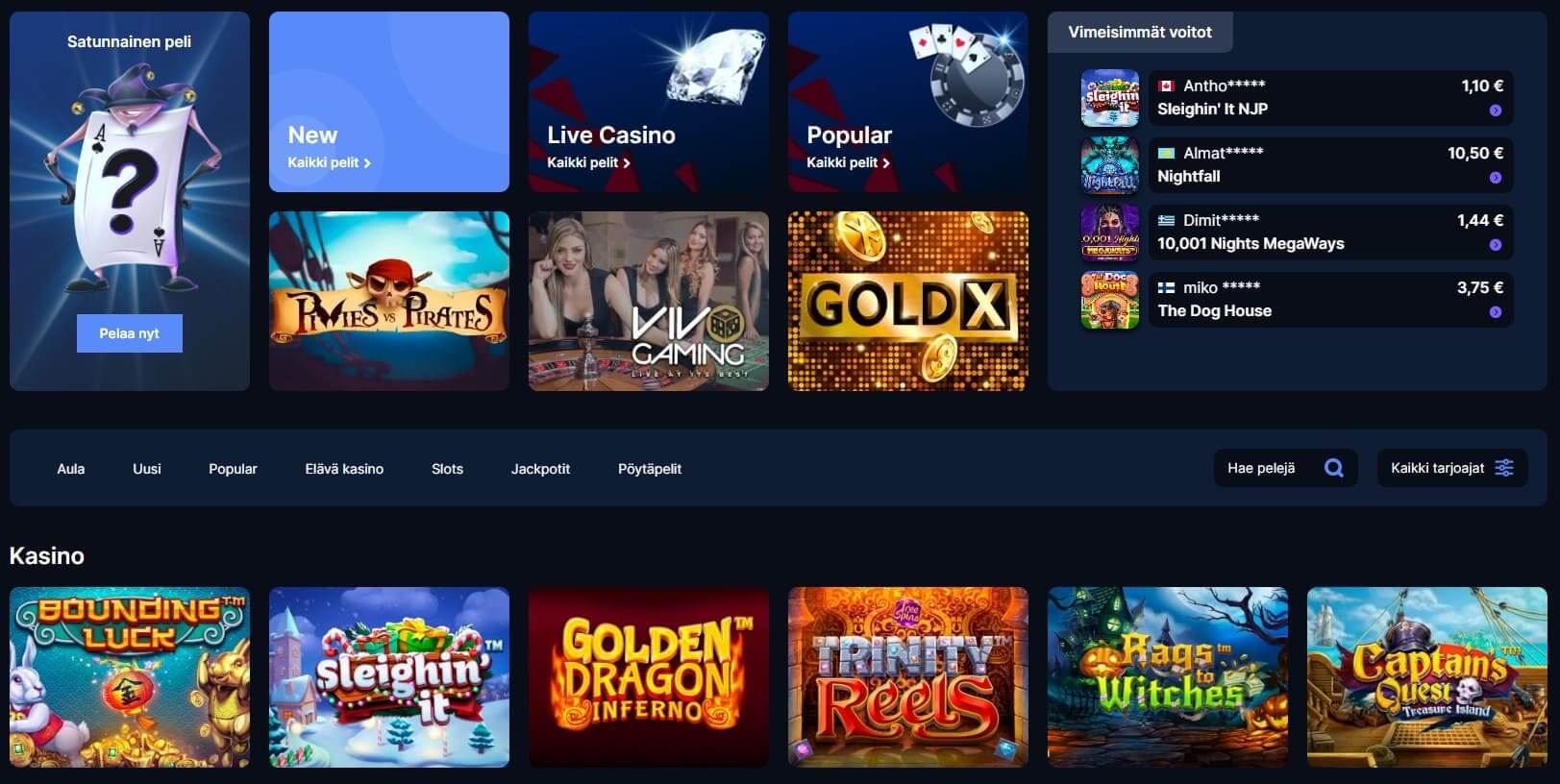 bitbet24 casino kolikkopelit
