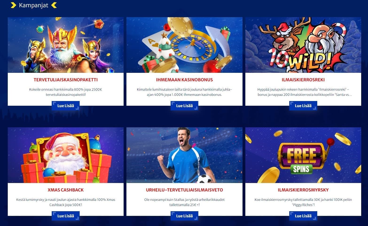 samiland casino bonukset ja tarjoukset