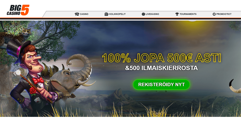 big5casino maksaa ja pelata