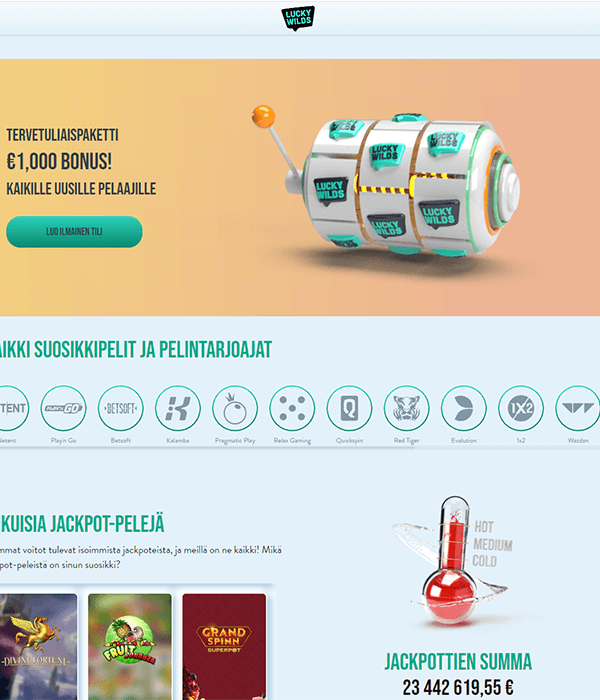 luckywilds maksaa ja pelata