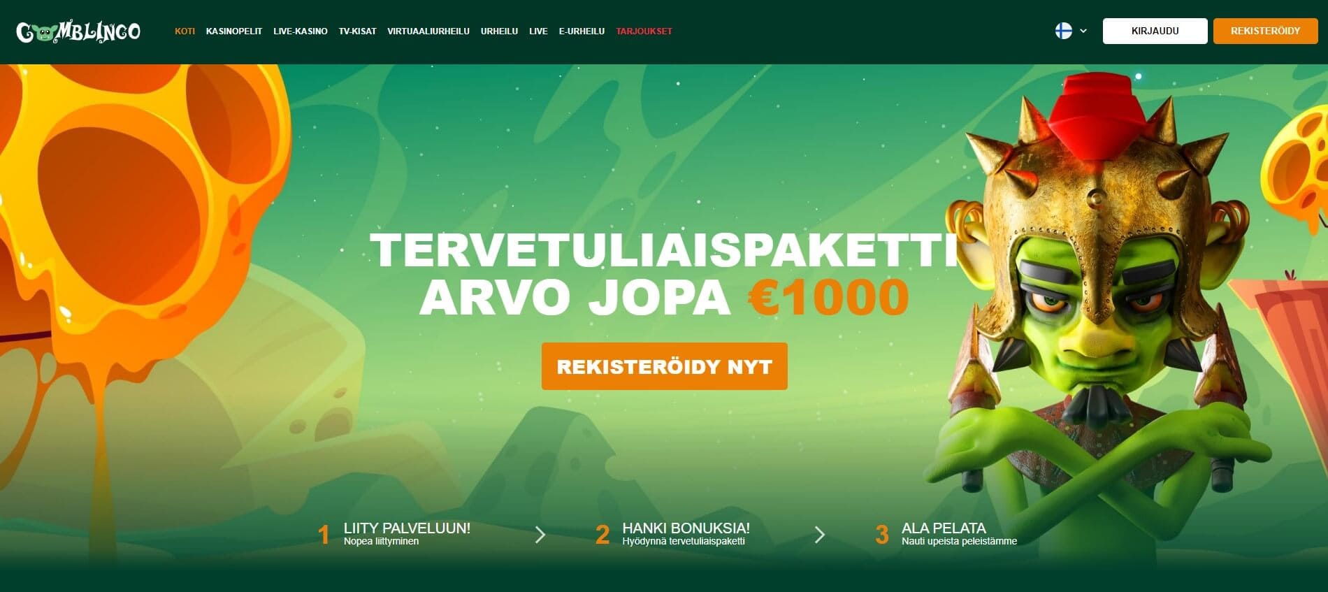 gomblingo casino maksaa ja pelata