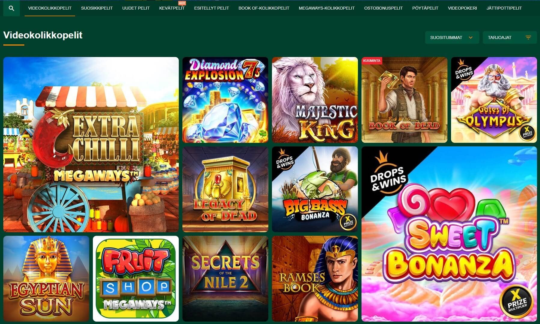 gomblingo casino kolikkopelit