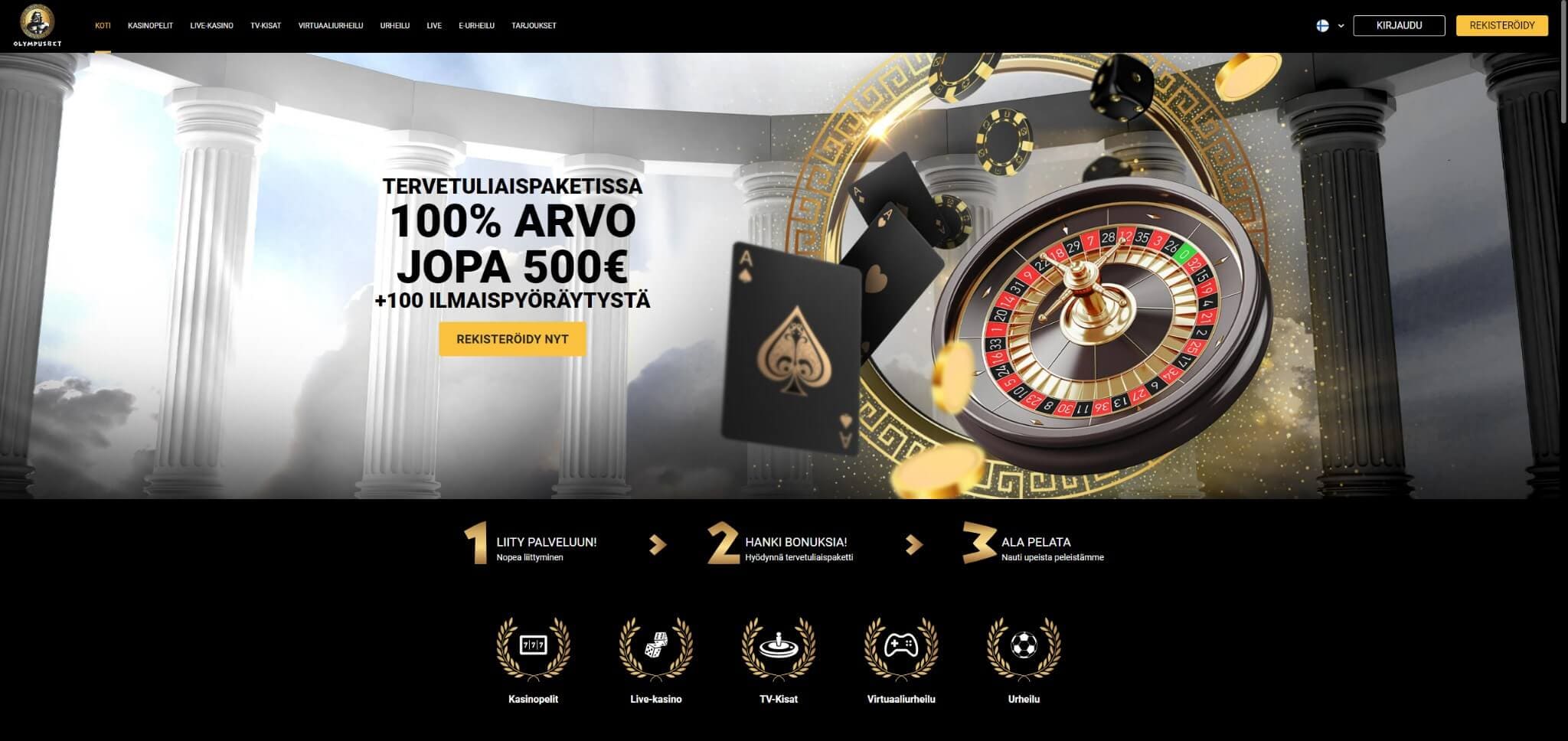 olympusbet casino maksaa ja pelata