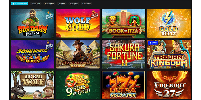 winners casino kolikkopelit