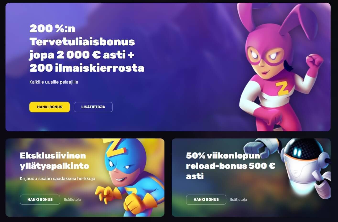 zet planet casino bonukset ja tarjoukset