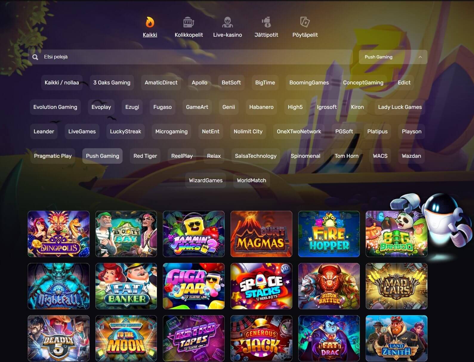 zet planet casino kolikkopelit