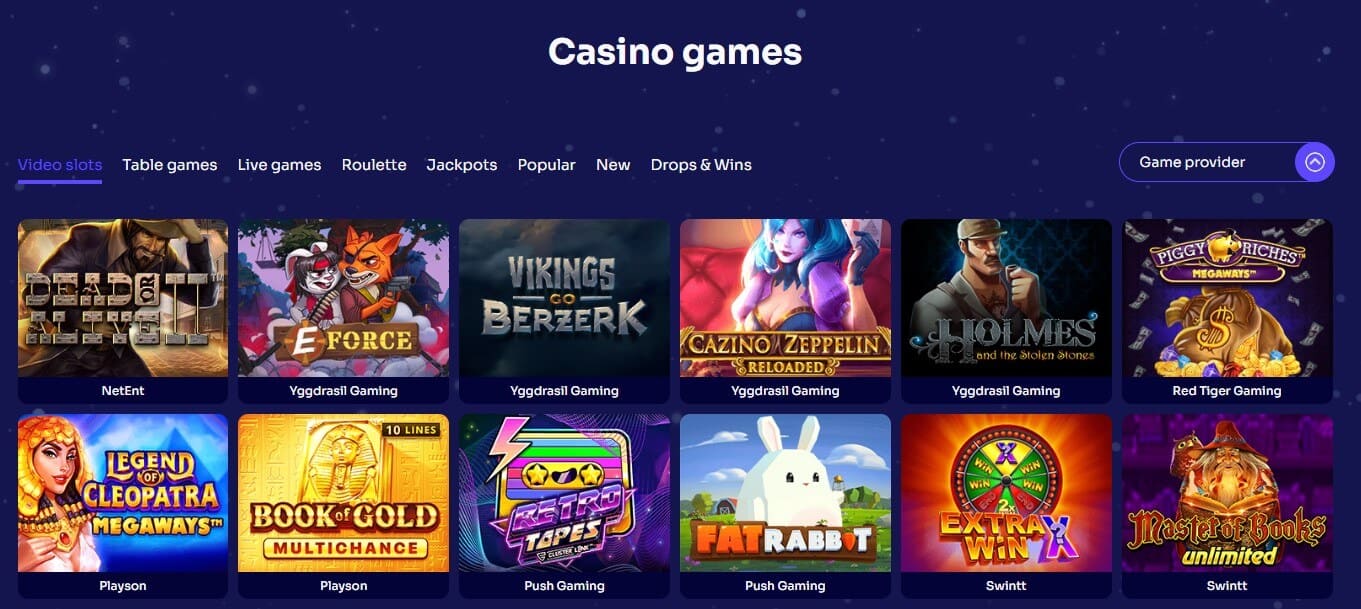 casino night kolikkopelit