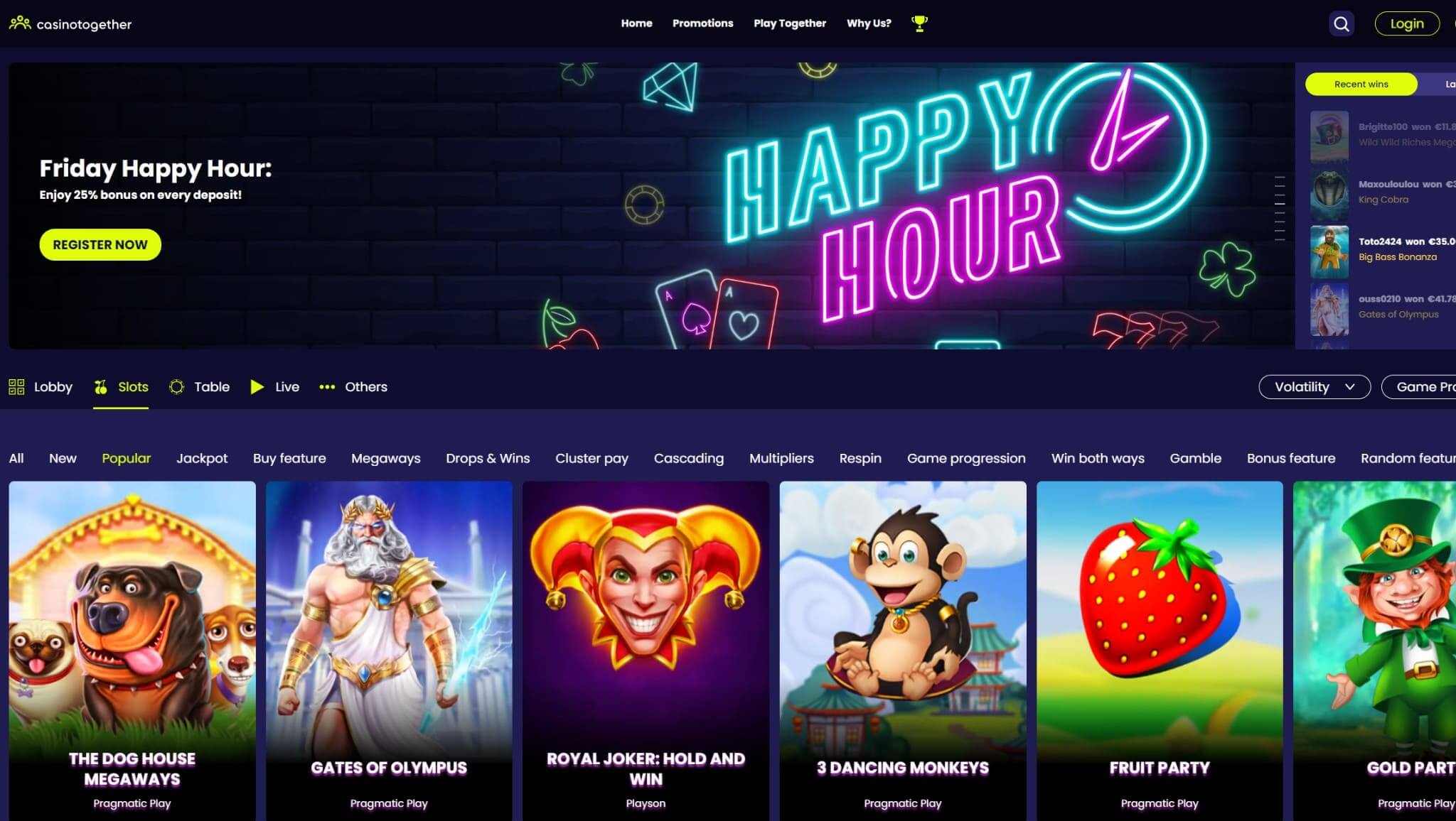 casino together maksaa ja pelata
