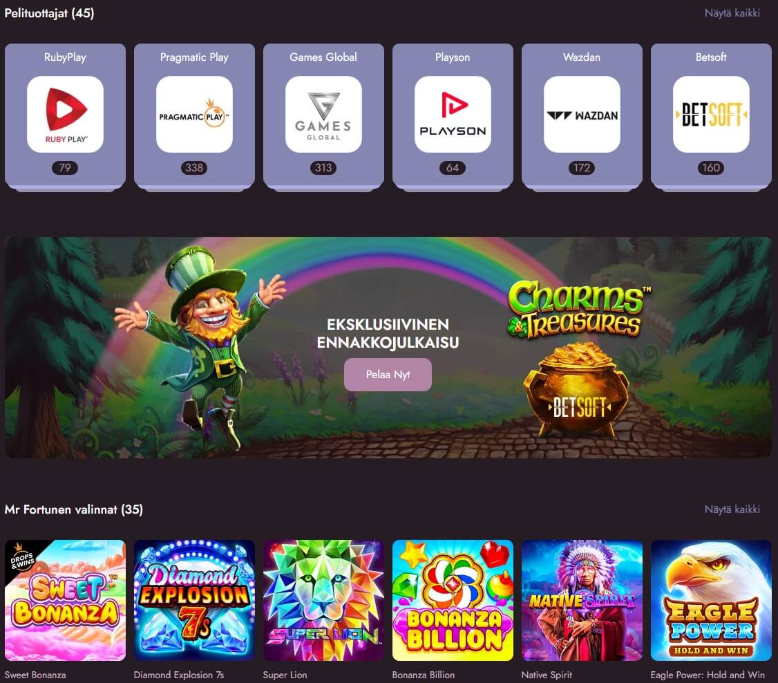 mr fortune casino kolikkopelit