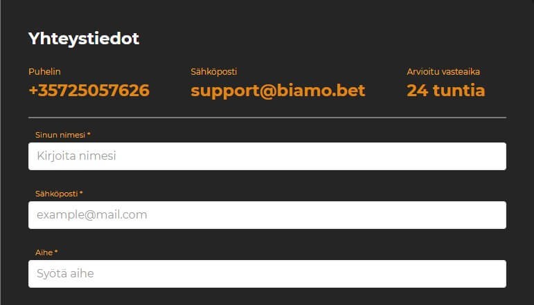biamobet casino tuki