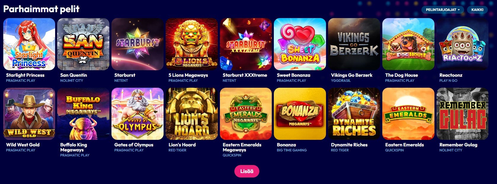 coolcasino kolikkopelit