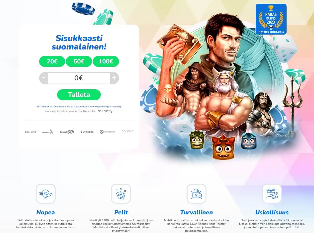 mahti kasino maksaa ja pelata