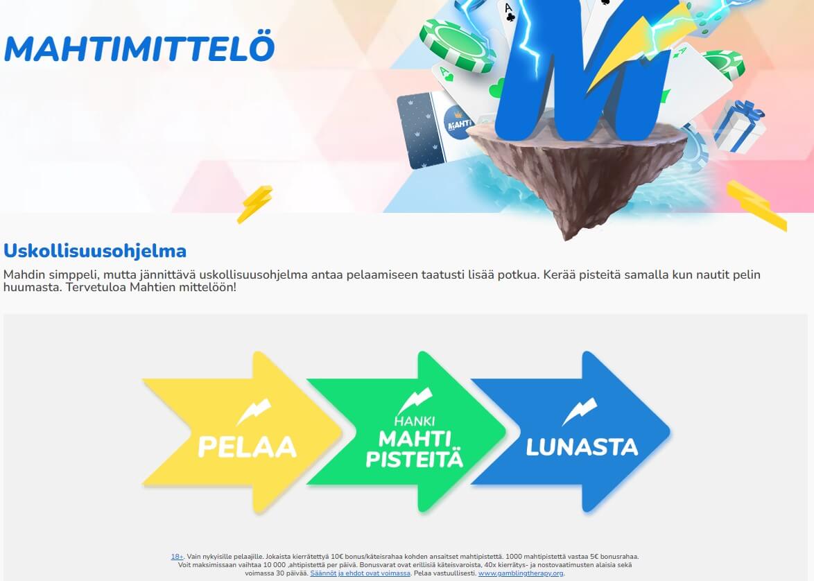 mahti kasino bonukset ja tarjoukset