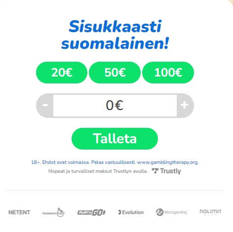 mahti kasino tallettaa ja pelata