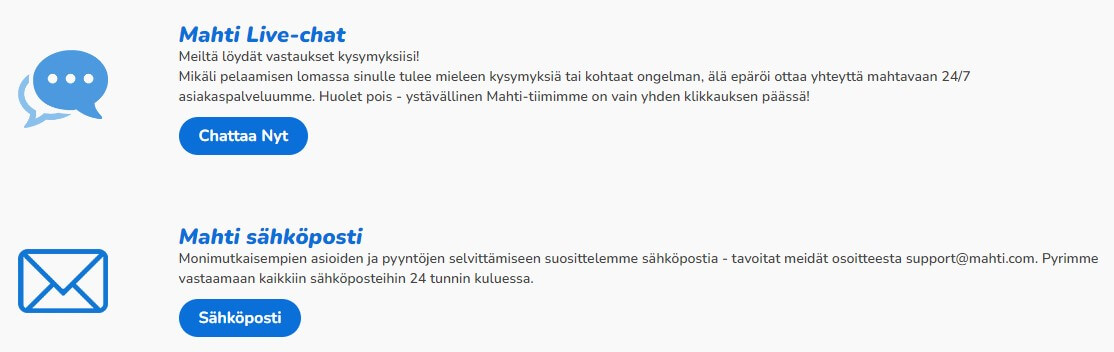 mahti kasino tuki
