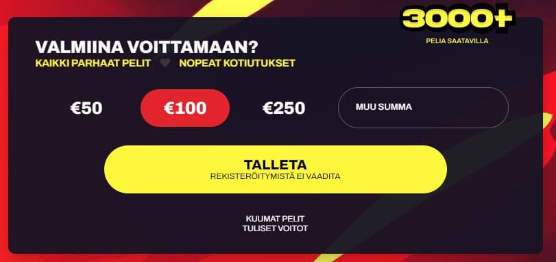 firespin kasino tallettaa ja pelata