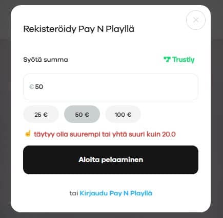 hejgo kasino tallettaa ja pelata