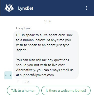 lynxbet kasino tuki