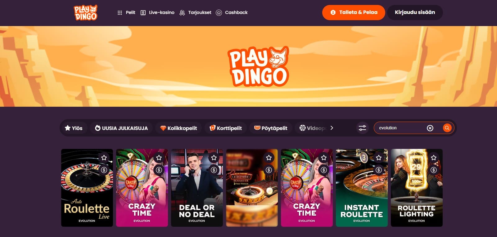 Playdingo kasino maksaa ja pelata
