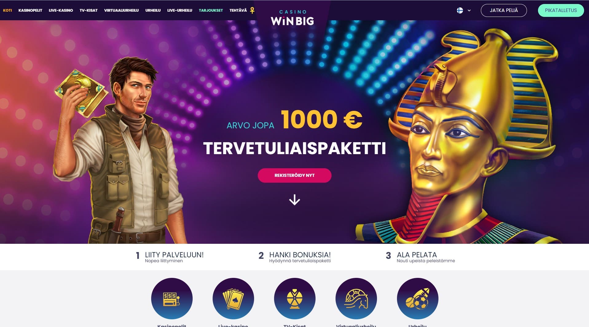 casino win big maksaa ja pelata