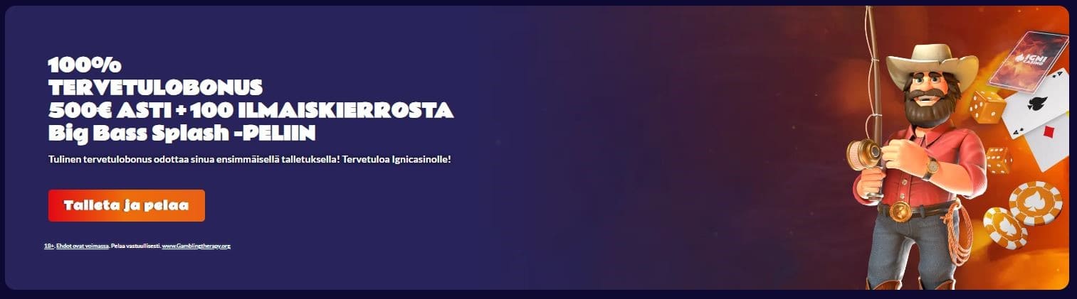 igni casino bonukset ja tarjoukset