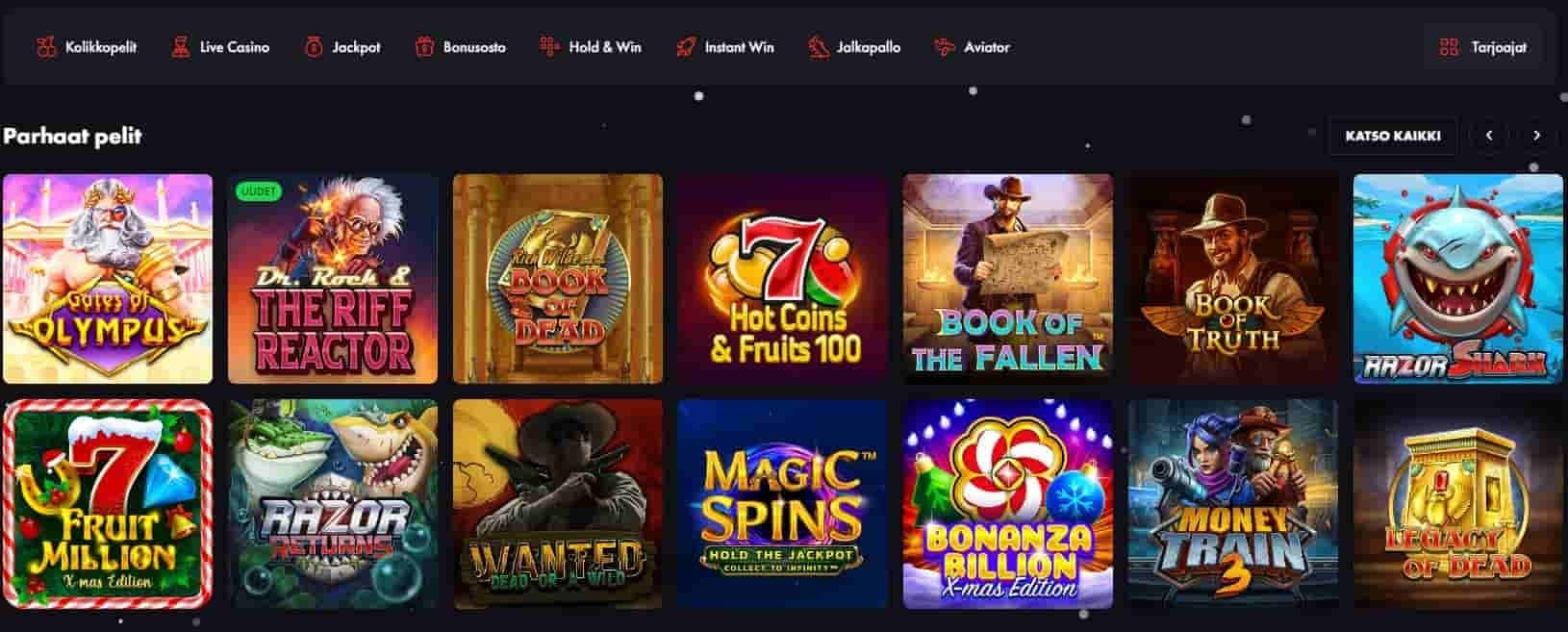 rooster bet casino kolikkopelit