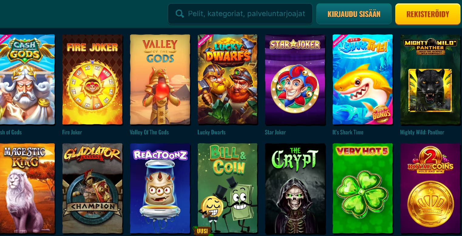 spinanga casino kolikkopelit
