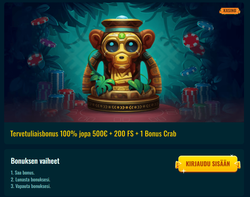 spinanga casino bonukset ja tarjoukset
