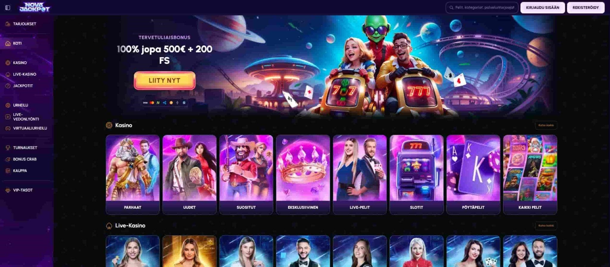 nova jackpot casino maksaa ja pelata