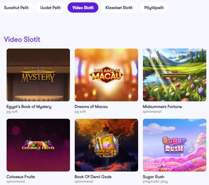 space casino kolikkopelit