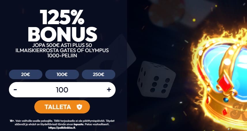kunkku kasino bonukset ja tarjoukset