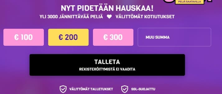 lysti casino tallettaa ja pelata
