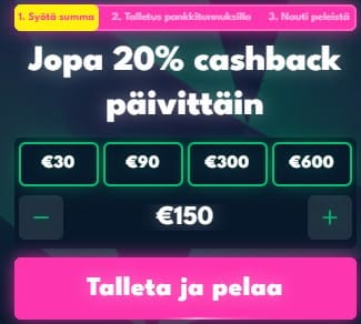 raketti kasino tallettaa ja pelata