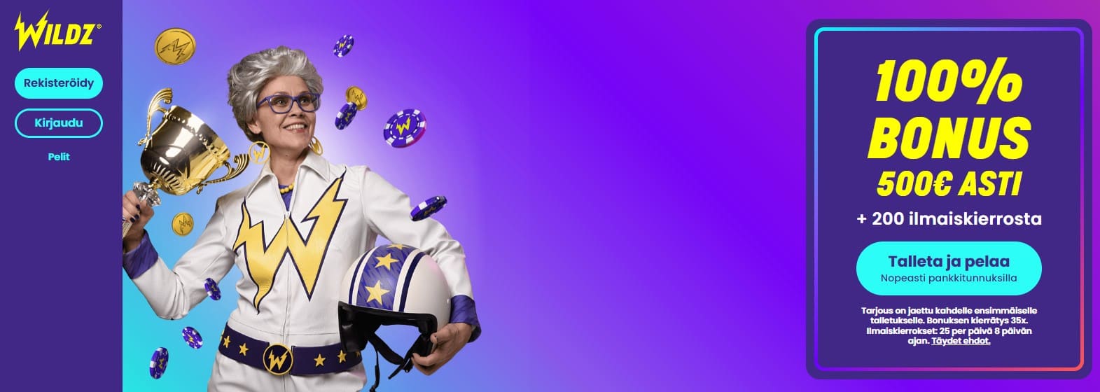 wildz casino bonukset ja tarjoukset