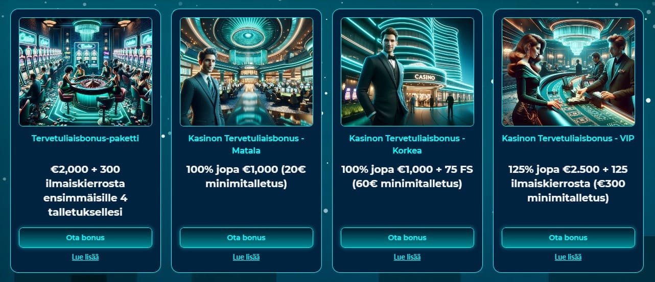 allspins kasino bonukset ja tarjoukset