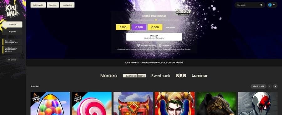 kruuna casino maksaa ja pelata