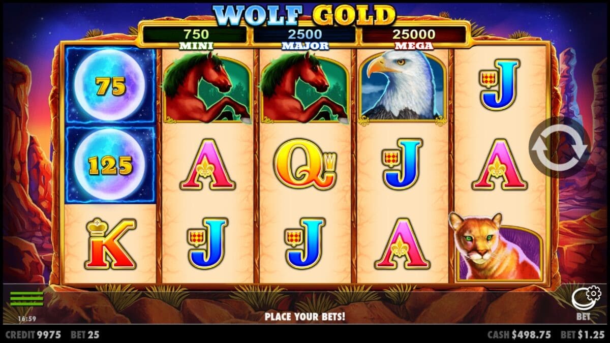 pragmatic play Wolf Gold pelit