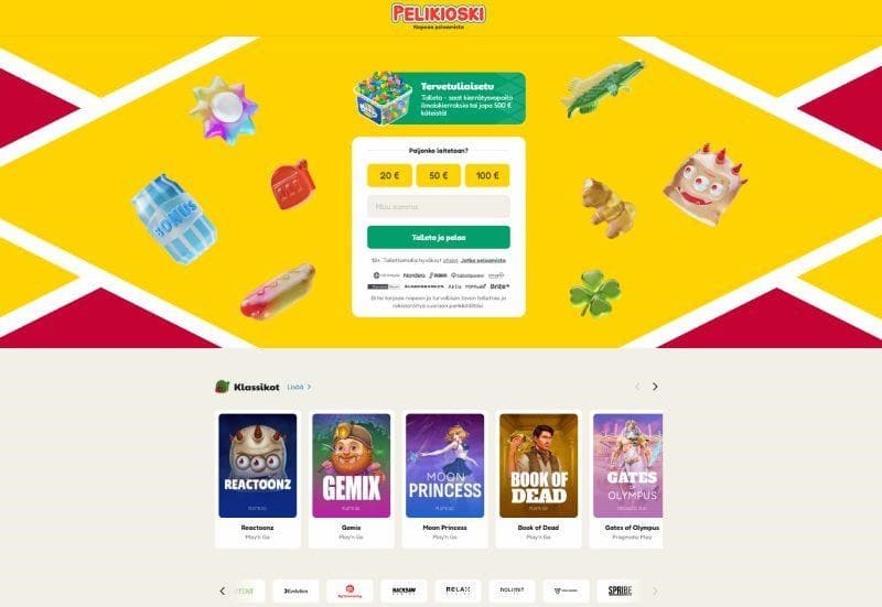 pelikioski kasino maksaa ja pelata