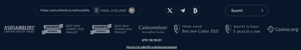 winz.io kasino luotettava 
