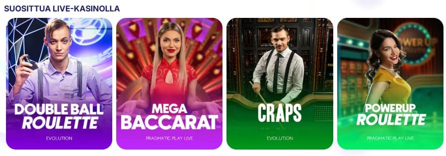 klikki kasino Live kasino pelit